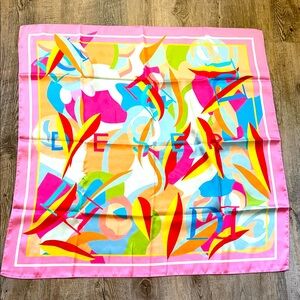 Colorful Designer Silk Scarf